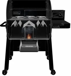 Weber Holzpelletgrill EX6 GBS Smoke Fire