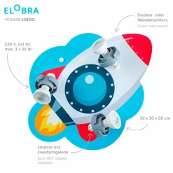 Hot Kinderlampe Rakete Kinder Kinderlampen|Kinderlampen