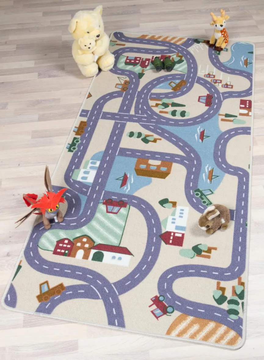 Kinder Kinderteppiche|Kinderteppiche|Kinderteppich Straße 95 x 200 cm