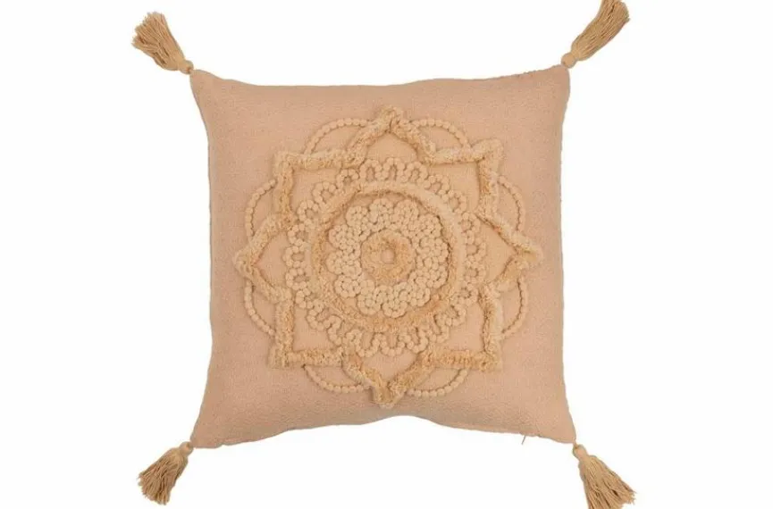 DAHEIM Kissen Blume 43 x 43 cm