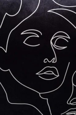 KARE DESIGN Dekokissen|Dekokissen & -Bezüge|Kissen Faces 45 x 45 cm