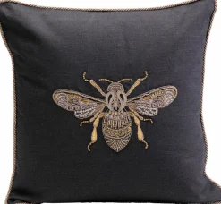 KARE DESIGN Dekokissen|Dekokissen & -Bezüge|Kissen Glitter Bee 40 x 40 cm