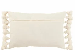 DAHEIM Dekokissen|Dekokissen & -Bezüge|Kissen Quasten 59 x 38 cm