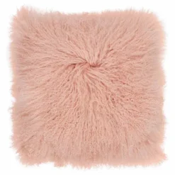 WARM & COMFY Dekokissen|Dekokissen & -Bezüge|Kissen Tibetschaffell 40 x 40 cm