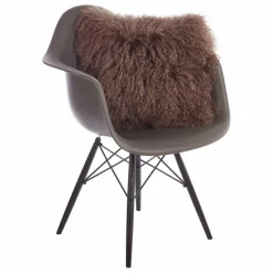 WARM & COMFY Dekokissen|Dekokissen & -Bezüge|Kissen Tibetschaffell 40 x 40 cm