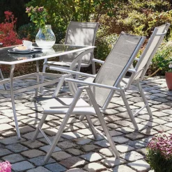 Hot Klappstuhl Adria, Alu/Textilene Balkonstühle|Gartenstühle