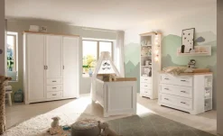 Kinder BEGABINO Babyzimmer Schränke & Regale|Babyzimmer Schränke & Regale|Kleiderschrank Jasmin 164 x 205 cm