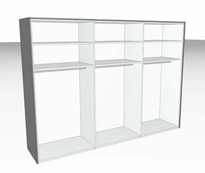 Online Kleiderschrank Cozy 302 x 220 cm Kleiderschränke