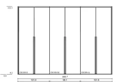 Online Kleiderschrank Cozy 302 x 220 cm Kleiderschränke