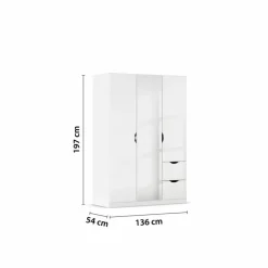 rauch BLUE Kleiderschrank Freiham 136 x 197 cm