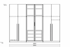 set one by Musterring Kleiderschränke|Kleiderschrank Henderson 300 x 223 cm