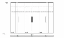 Musterring Kleiderschränke|Kleiderschrank Joline 299 x 222 cm