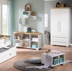 Hot Kleiderschrank Kira 95 x 206 cm Kinder Kinderzimmer Schränke|Kinderzimmer Schränke