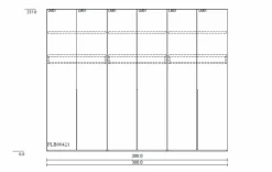 Clara Home Kleiderschränke|Kleiderschrank Lousada 300 x 235 cm