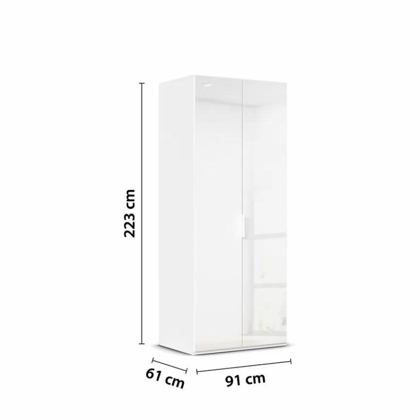 rauch ORANGE Kleiderschränke|Kleiderschrank Vareno 90 x 222 cm