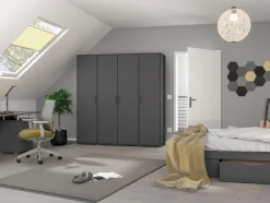 Discount Kleiderschrank Voyager 187 x 194 cm Kleiderschränke