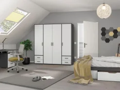 New Kleiderschrank Voyager 187 x 194 cm Kleiderschränke