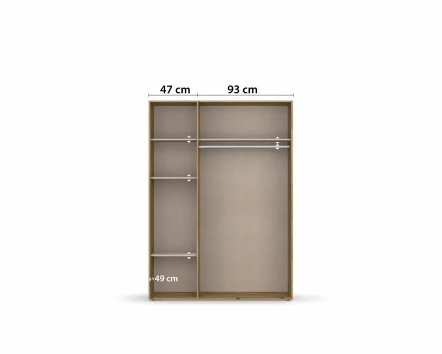 rauch BLUE Kleiderschränke|Kleiderschrank Voyager 140 x 194 cm
