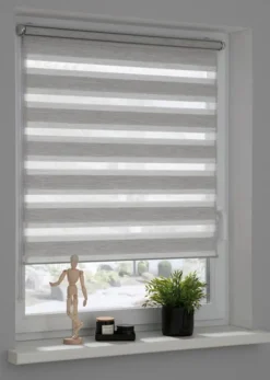 SCHÖNER WOHNEN-Kollektion Klemmfix Duo-Rollo Tilda Struktur 45 x 150 cm