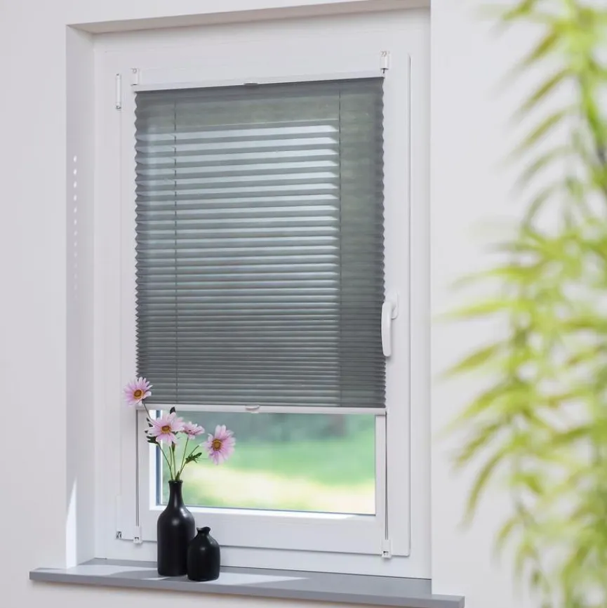 Discount Klemmfix-Plissee Easy 90 x 130 cm Vorhänge & Gardinen