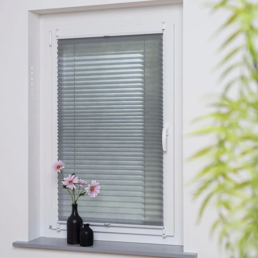 Discount Klemmfix-Plissee Easy 90 x 130 cm Vorhänge & Gardinen