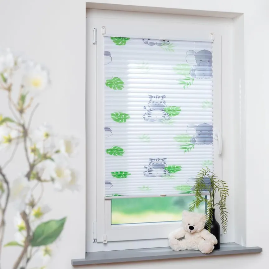 Liedeco Vorhänge & Gardinen|Klemmfix-Plissee Hanni und Luc 80 x 130 cm