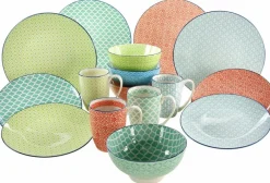 Clearance Kombiservice Mediterran 16tlg. Geschirr