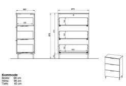 Kommode California Kommoden|Kommoden