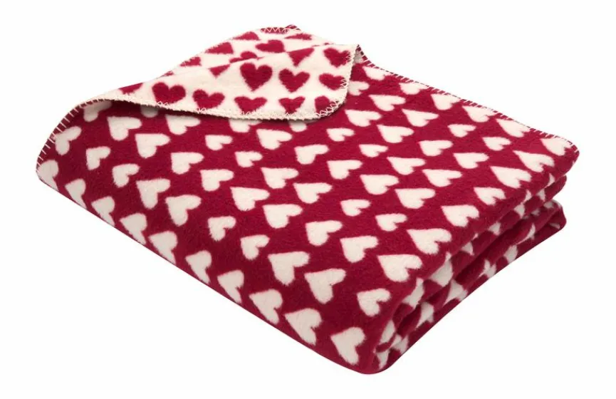 Kuscheldecke Herzerl Überall 150 x 200 cm Kuscheldecken|Decken