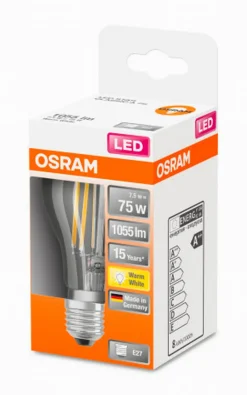 Osram LED Birne E27/7,5 Watt/Energie D