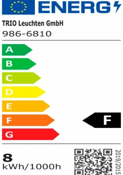 Trio E27|LED Globeform E27/ 8Watt/ Energie F