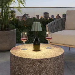 Best LED-Akku-Flaschenaufsatz Flower Außentischleuchten|Außentischleuchten