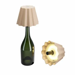 LED-Akku-Flaschenaufsatz Flower Außentischleuchten|Außentischleuchten