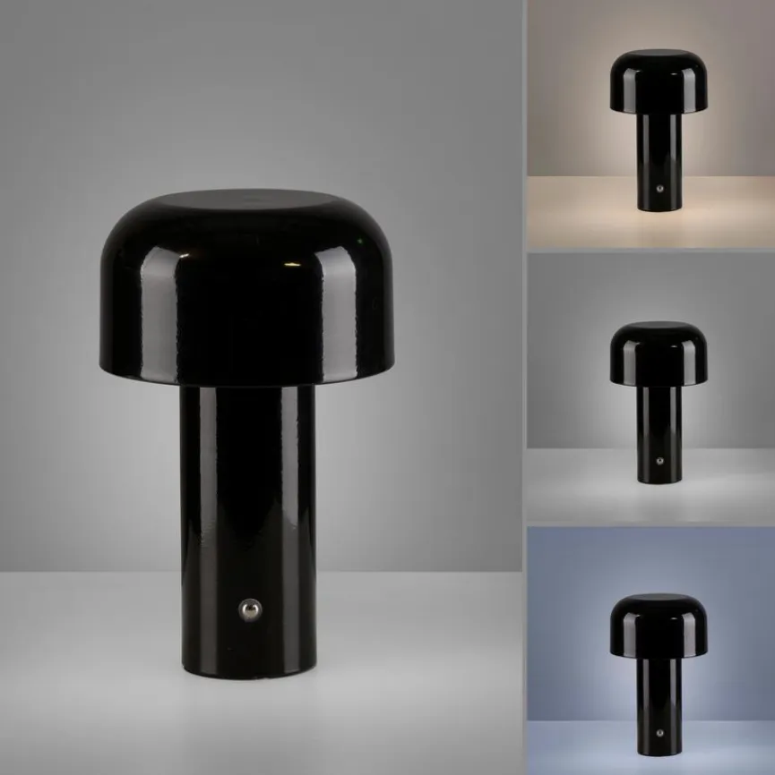 JUST LIGHT. Tischlampen|LED-Akkutischleuchte Agnes