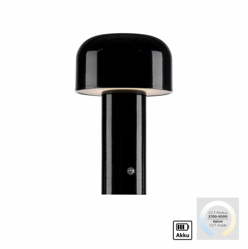 JUST LIGHT. Tischlampen|LED-Akkutischleuchte Agnes