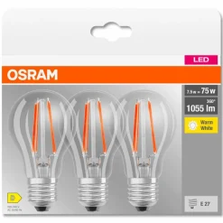 LED-Birne E27/7,5 Watt/Energie D E27