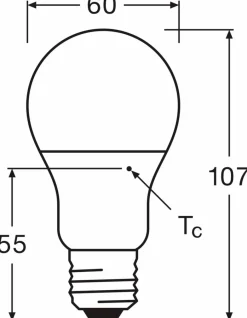 Osram LED-Birne E27/8 Watt/Energie F