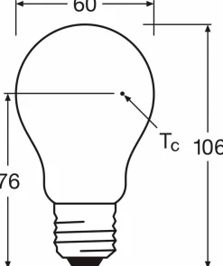 Osram LED-Birne E27/7 Watt/Energie F