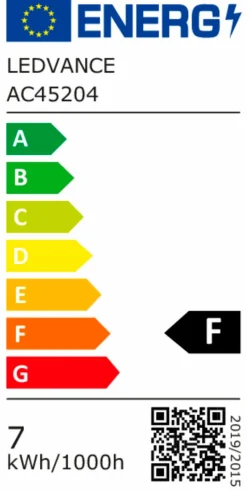 Osram LED-Birne E27/5,5 Watt/Energie F