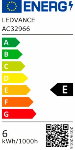 LEDVANCE Leuchtmittel|E27|LED-Birnenform E27/6 Watt/Energie E