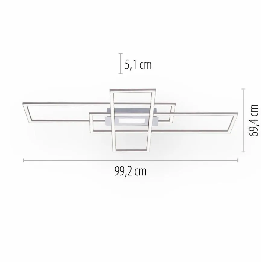 Discount LED-Deckenleuchte Asmin Deckenleuchten