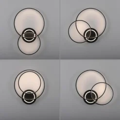 JUST LIGHT. LED-Deckenleuchte Asmina