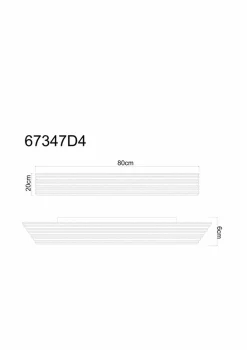 Globo LED-Deckenleuchte Hayden