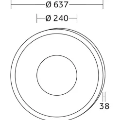 Sale LED-Deckenleuchte Heloise Deckenleuchten
