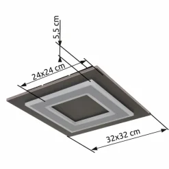 Globo Deckenleuchten|LED-Deckenleuchte Jayden