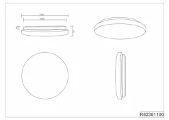 Reality Leuchten Deckenleuchten|LED-Deckenleuchte Kira