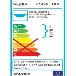 Globo Deckenleuchten|LED-Deckenleuchte Munni
