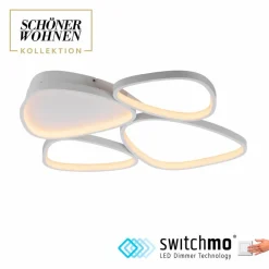 SCHÖNER WOHNEN-Kollektion LED-Deckenleuchte Pebbles