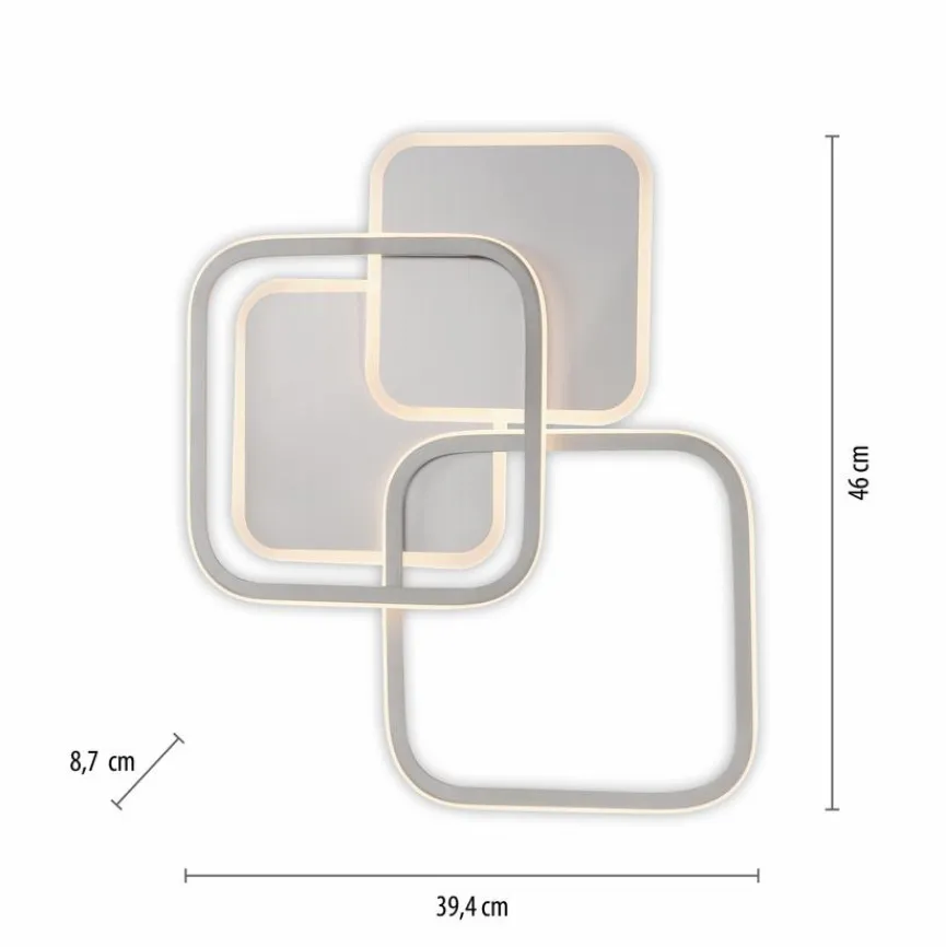 JUST LIGHT. LED-Deckenleuchte Sevent
