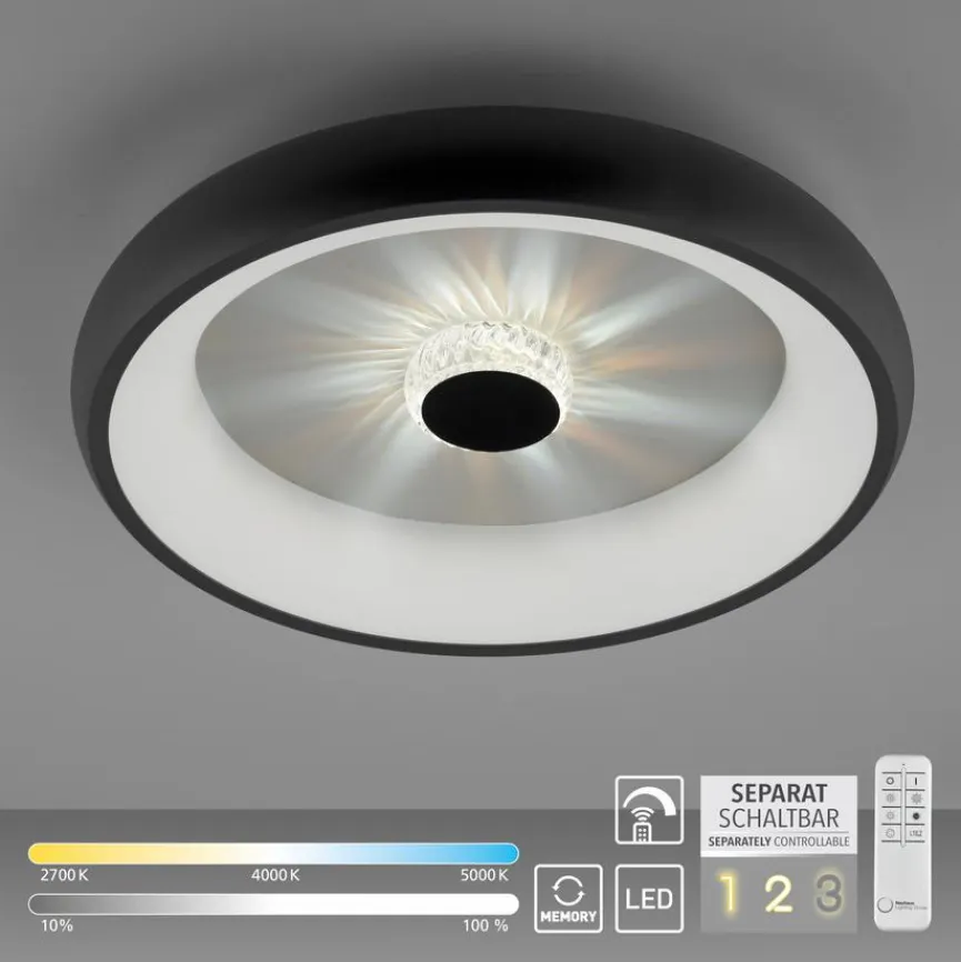 JUST LIGHT. Deckenleuchten|LED-Deckenleuchte Vertigo